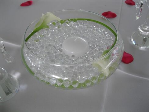 Vase Filler water beads (Clear & XXL Clear), water absorbing & expanding decorations Store & release to reduce watering for lucky bamboo plants & flowers in Saudi Arabia