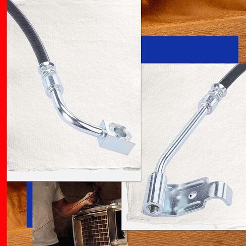JC Whitney JFBAJCWBHH00336 مجموعة من خراطيم هيدروليكية للفرامل الخلفية اليسرى واليمنى - متوافقة مع جيب رانجلر 2013-2017، رانجلر JK 2018 in Kuwait