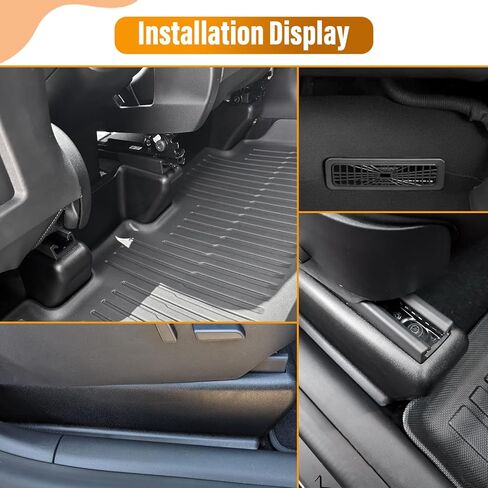Seat Slide Rail Pad Cover Under Seat Floor Mat Protectors Front Seat Rail Protectors Compatible with Tesla Model Y(Juniper) 2025 2026 7 PCS with 4PCS Air Outlets Protective Cover in Saudi Arabia