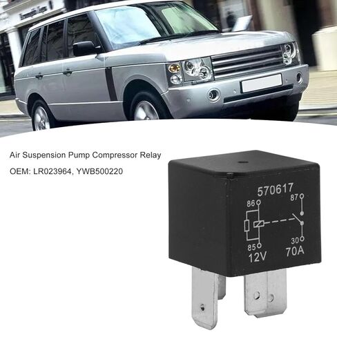 Kikumi Air Suspension Pump Compressor Relay 12W 70A LR023964 L322 2006-2012 in Saudi Arabia