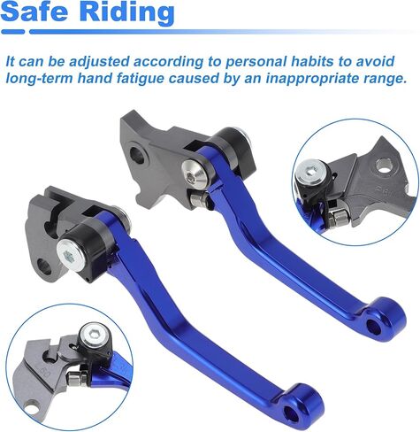 Motorcycle Short Brake Clutch Lever for Yamaha TTR125LE TW200 XT250 WR250R WR250X Solid Blue Aluminum Alloy Handlebar Brake Lever Pivot Lever in Kuwait