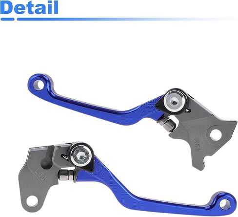 Motorcycle Short Brake Clutch Lever for Yamaha TTR125LE TW200 XT250 WR250R WR250X Solid Blue Aluminum Alloy Handlebar Brake Lever Pivot Lever in Kuwait