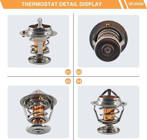 M801088 M811034 160℉ 71℃ Thermostat for John Deere Tractors 670 770 790 870 970 990 1070 2027R 2032R 2520 2720 3203 3320 3520 3720 3045R 3046R 4052M 4052R 4200 4300 4400 in Kuwait