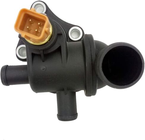 25650 02501 Engine Coolant Thermostat Housing Compatible with KIA Picanto SA New Morning 2004-2010, HYUNDAI ATOZ & AMICA 1.0 1.1, Friend 1.0 1.1, Replaces 2565002501, 25650-02501 in Saudi Arabia