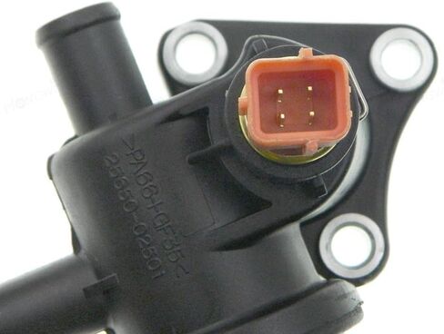 25650 02501 Engine Coolant Thermostat Housing Compatible with KIA Picanto SA New Morning 2004-2010, HYUNDAI ATOZ & AMICA 1.0 1.1, Friend 1.0 1.1, Replaces 2565002501, 25650-02501 in Saudi Arabia