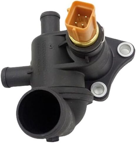 25650 02501 Engine Coolant Thermostat Housing Compatible with KIA Picanto SA New Morning 2004-2010, HYUNDAI ATOZ & AMICA 1.0 1.1, Friend 1.0 1.1, Replaces 2565002501, 25650-02501 in Saudi Arabia