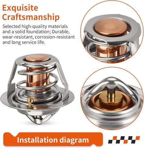 Thermostat w/O-Ring For Honda Interceptor Magna 700 750 CBR600F VFR700F VFR750F CBR900RR XR650R 1986-2004 19300-ML7-003 in Kuwait
