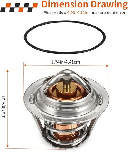 Thermostat w/O-Ring For Honda Interceptor Magna 700 750 CBR600F VFR700F VFR750F CBR900RR XR650R 1986-2004 19300-ML7-003 in Kuwait