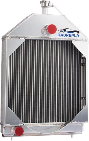 4 Row Aluminum Radiator for Case 580C 584C 585C 586C/Forklift 584C 585C D77843 Radiador Tractor Radiators in Kuwait