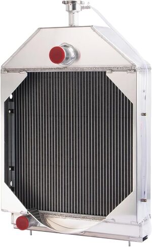 4 Row Aluminum Radiator for Case 580C 584C 585C 586C/Forklift 584C 585C D77843 Radiador Tractor Radiators in Kuwait