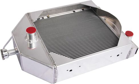 4 Row Aluminum Radiator for Case 580C 584C 585C 586C/Forklift 584C 585C D77843 Radiador Tractor Radiators in Kuwait