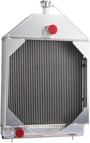 4 Row Aluminum Radiator for Case 580C 584C 585C 586C/Forklift 584C 585C D77843 Radiador Tractor Radiators in Kuwait