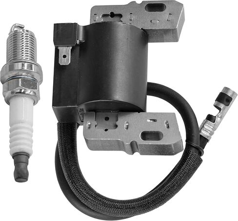 Ignition Coil with Spark Plug For John Deere LA100 LA105 LA110 LA115 LA125 115 97-14HS Sabo / 14.542GS Sabre in Kuwait