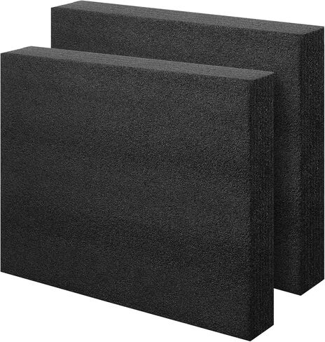 2 Pcs Polyurethane Foam Sheet - 12 x 10 x 3.12 Inch, Customizable Polyethylene Foam Packing Inserts for Cases, Pick and Pluck Shadow Packing Foam-Sheets for Packaging and Crafts in Kuwait