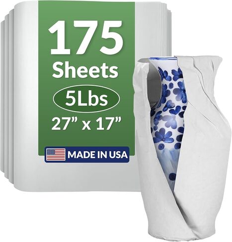 Reli. Newsprint Packing Paper (5 lbs), 175 Sheets | 27" x 17" | Packing Paper Sheets for Moving | Newspaper Box Filler | Perfect for Wrapping, Moving, & Packaging Supplies | Made in the USA in Kuwait