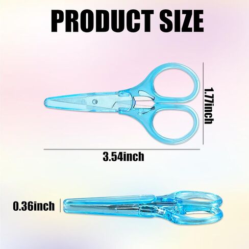 10 Pack Small Craft Scissors, 3.5 Inch Tiny Travel Scissors With Protective Cover, Sharp All Purpose For Embroidery Paper Cutting Sewing Knitting Crafting in Saudi Arabia