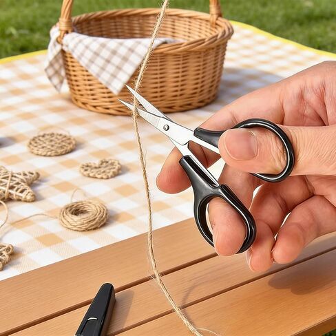 10 Pack Small Craft Scissors, 3.5 Inch Tiny Travel Scissors With Protective Cover, Sharp All Purpose For Embroidery Paper Cutting Sewing Knitting Crafting in Saudi Arabia
