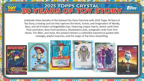 Topps 2025 Disney Pixar Toy Story 30th Anniversary Hobby Box, 8 Packs in Kuwait