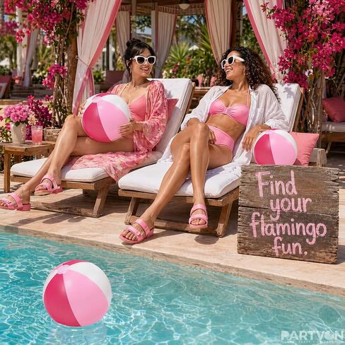 Multi-Size Inflatable Beach Balls 12 PCS 12" 16" 24" Jumbo Rainbow Beach Balls Bulk for Kids & Adults Summer Pool Toys Hawaiian Party Decorations, Outdoor Water Games in Saudi Arabia