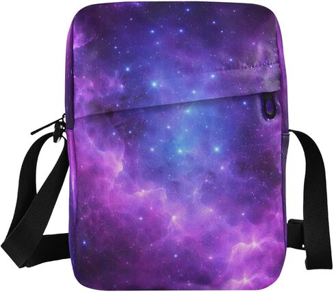 Messenger Bag Crossbody Shoulder Bag Canvas Shoulder Bag Universe Galaxy Nebula Space for Men Women Outdoor Travel Business in Saudi Arabia