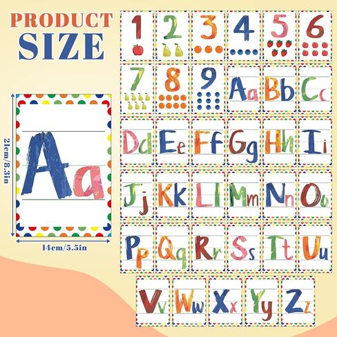 Fullhawl 36 Pcs Caterpillar Alphabet Bulletin Board Set Abc Number 0-9 Poster Classroom Wall Decoration Caterpillar Wall Chart for Back to School Kindergarten Elementary Classroom Daycare Homeschool in Kuwait