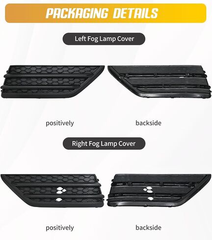 Fog Light Cover Fit for 2016 2017 2018 Honda Pilot accessories Outer Driver and Passenger Side Pair/Set HO1038130 HO1039130 71107TG7A00 71102TG7A00 in Saudi Arabia