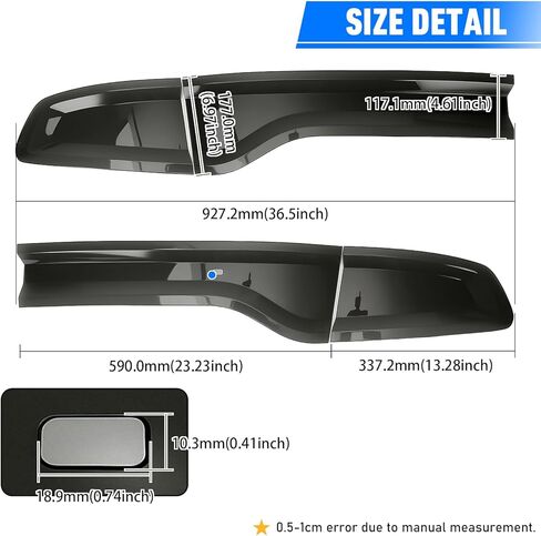 Tail Light Lamp Covers Compatible with 2015-2024 Dodge Charger, Smoked Rear Light Guards Protection Exterior Accessories in Saudi Arabia