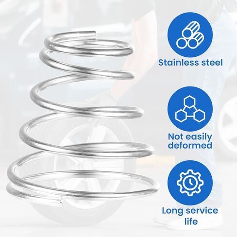 Zookpr 40mm Wheel Balancer Centering Spring, Stainless Steel Wheel Balancer Cone Spring, Ideal for Repair Shops & DIY Users in Saudi Arabia
