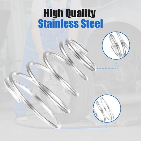 Zookpr 40mm Wheel Balancer Centering Spring, Stainless Steel Wheel Balancer Cone Spring, Ideal for Repair Shops & DIY Users in Saudi Arabia
