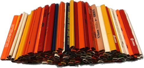 144 Lot Misprint Woodcase Carpenter Pencils, 2 Lead, Bulk Wholesale Lot in Saudi Arabia