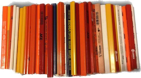 144 Lot Misprint Woodcase Carpenter Pencils, 2 Lead, Bulk Wholesale Lot in Saudi Arabia