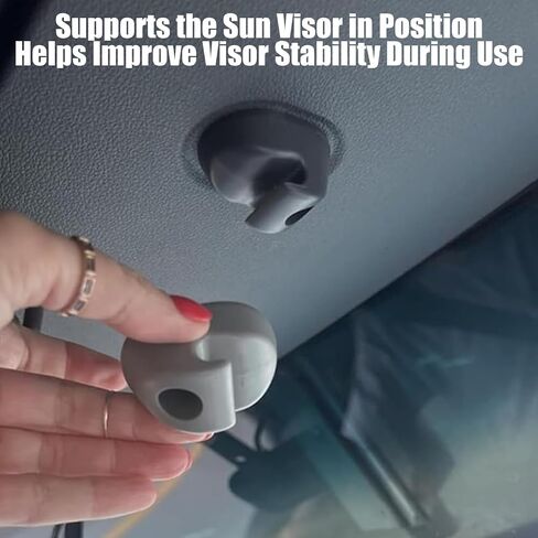 Sun Visor Clip Fit for Kenworth Peterbilt Trucks, Gray Interior Sun Visor Retainer Clip Replace S16-1023-661 F01377-2, Durable Interior Repair Part in Saudi Arabia