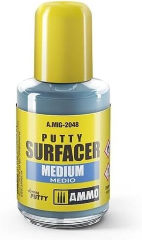 Ammo Mig Jiminez - Mr. Putty SURFACER - MEDIUM 30 ml JAR (9/22) * in Saudi Arabia