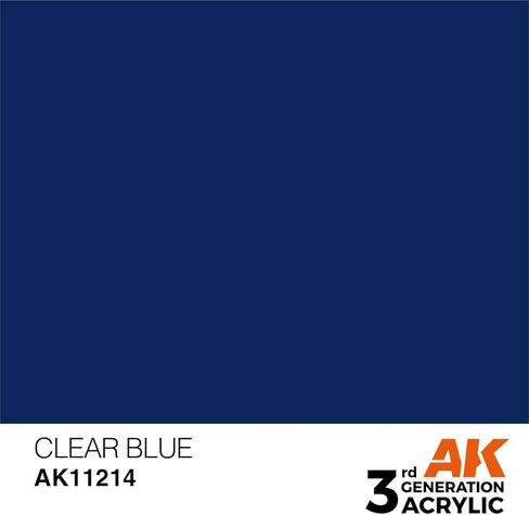 AK Interactive الجيل الثالث أكريليك شفاف أزرق 17 مل in Kuwait