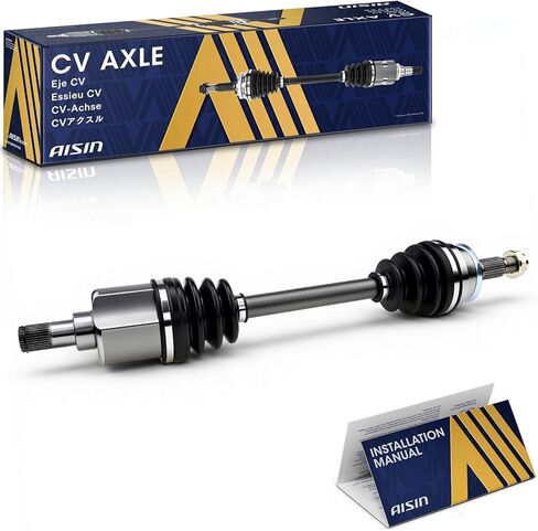 AISIN AFTERMARKET CVAAZ-00114 Front Driver CV Axle Shaft Assembly - Compatible with Mini Cooper 2002-2008 - Manual Transmission (MT) in Kuwait