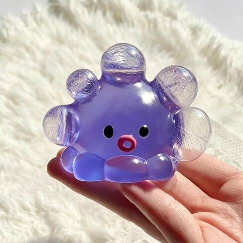 1pc لعبة الأخطبوط اسفنجي، قنديل البحر اسفنجي ألعاب التململ رخيصة، كرة الإجهاد، Squishys ضغط ألعاب الأخطبوط، اليدوية فقاعة البحر الحيوان للبالغين، يخفف الحياة اليومية وضغط العمل in Kuwait