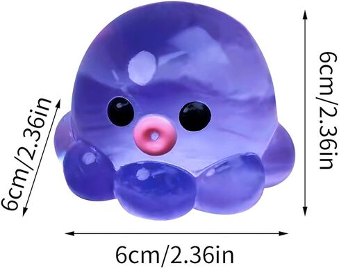 1pc لعبة الأخطبوط اسفنجي، قنديل البحر اسفنجي ألعاب التململ رخيصة، كرة الإجهاد، Squishys ضغط ألعاب الأخطبوط، اليدوية فقاعة البحر الحيوان للبالغين، يخفف الحياة اليومية وضغط العمل in Kuwait