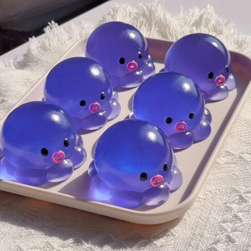 1pc لعبة الأخطبوط اسفنجي، قنديل البحر اسفنجي ألعاب التململ رخيصة، كرة الإجهاد، Squishys ضغط ألعاب الأخطبوط، اليدوية فقاعة البحر الحيوان للبالغين، يخفف الحياة اليومية وضغط العمل in Kuwait