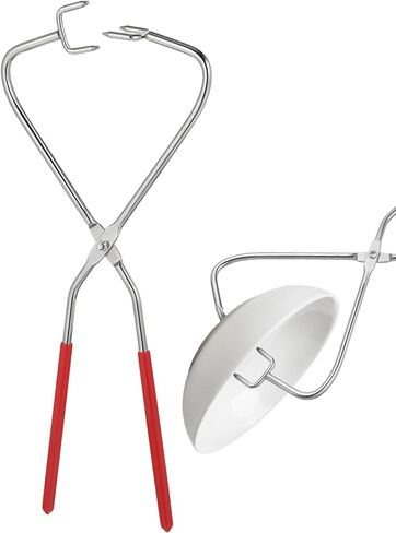 Pottery Dipping Tongs Tool for Glazing: Clay Sculpture Ceramic Pottery Sculpting Trimming Tool with Heat‑Resistant Handle, Steel Kiln Molding Tong for Safe Lift and Precise Dip, Studio Supplies in Kuwait