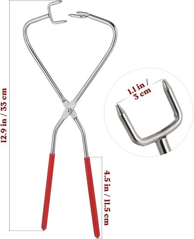 Pottery Dipping Tongs Tool for Glazing: Clay Sculpture Ceramic Pottery Sculpting Trimming Tool with Heat‑Resistant Handle, Steel Kiln Molding Tong for Safe Lift and Precise Dip, Studio Supplies in Kuwait