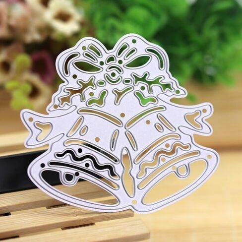 1 قطعة قطع معدنية يموت عيد الميلاد جلجل بيل DIY بها بنفسك Stencil ديكور سكرابوكينغ الحرفية in Kuwait