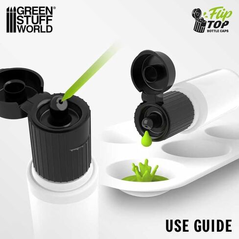 Green Stuff World for Models and Miniatures Set of 8 Fluor Paints 9353 in Kuwait