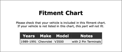 محرك 4WD متوافق مع شيفروليه V3500 1991 1990 1989 P-5396598 in Kuwait