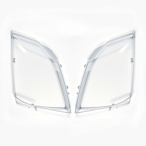 Headlight Lens Cover Compatible with Cadillac CTS Sedan & Wagon (2008-2013), Left & Right Clear Headlight Covers Replacement with Butyl Sealant Tape in Kuwait