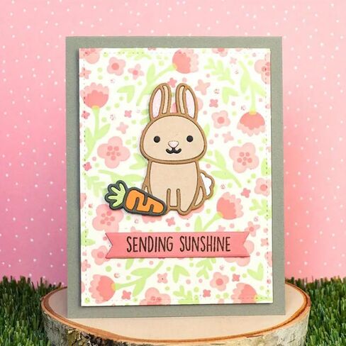 Easter Bunny Eggs Metal Die Cuts Cutting Dies, Easter Bunny Eggs Cutting Dies Paper Cards Cutting Dies Cut Stencils for DIY Embossing Card Making Book Tags Decorative Paper Dies Scrapbooking in Kuwait