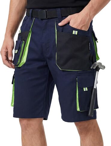 WORK IDEA Men's Work Cargo Shorts Outdoor Multi-Pocket Workwear Hiking Camping Travel Golf Causal in Saudi Arabia