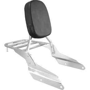 YHMOTO Chrome Passenger Backrest Sissy Bar with Luggage Rack for Honda Magna VF750 1994-2003 VF250 1995-2006 in Kuwait