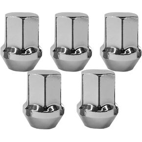 5PCS M14x1.5 Chrome Wheel Lug Nut 21mm Hex LR001381 Compatible with 2008-2025 Land Rover Range Rover Evoque Velar LR2 Discovery Sport & Jaguar F-Pace E-Pace I-Pace in Saudi Arabia
