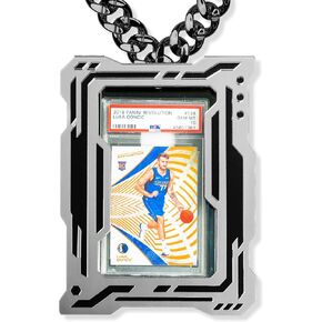 Card Slab Display Chain - Compatible with (PSA, CGC, Beckett, TAG) Standard Sized Slabs - UV Protective Acrylic (Modern Prism) in Saudi Arabia