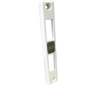 Generic Sliding Patio Door Keeper (Strike Plate), White, HA0208SKWH in Saudi Arabia
